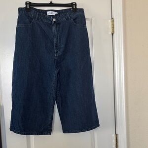 & Other Stories Dark Blue Wide Leg Jeans